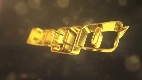 After Effects Template: Gold 3D Logo Intro #222028021