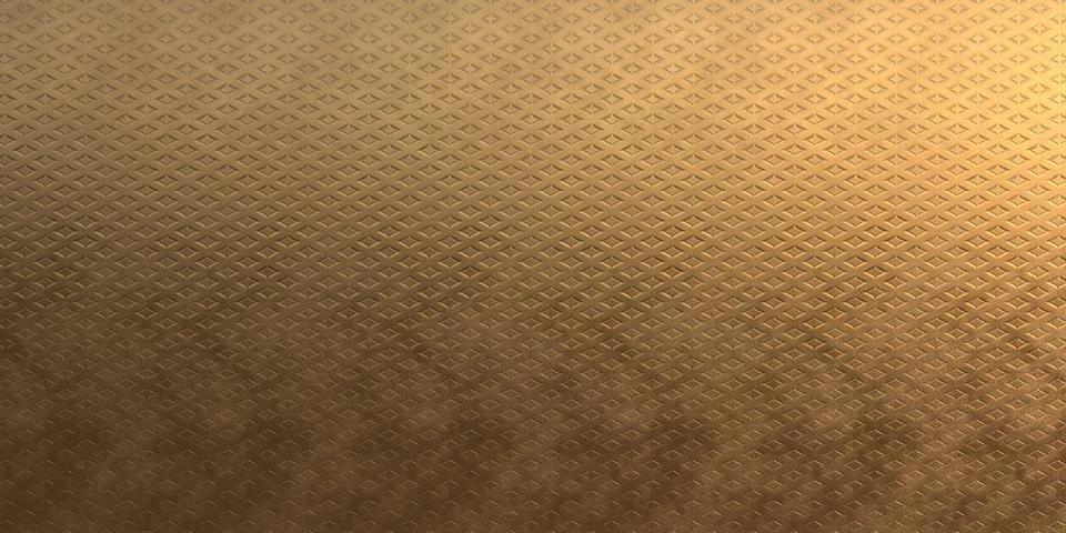 Gold 3d pattern may be used as a greeting, invitation background or copy space. Stock Photos