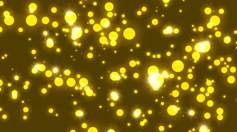 Gold abstract background and particles, loop Stock Footage 65796240