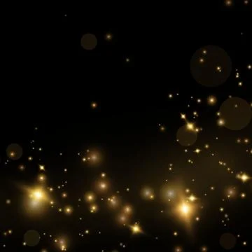 Gold abstract background bokeh texture Stock Illustration