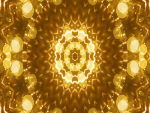 Gold abstract background, flashing light and particles, loop Stock Footage 83731601