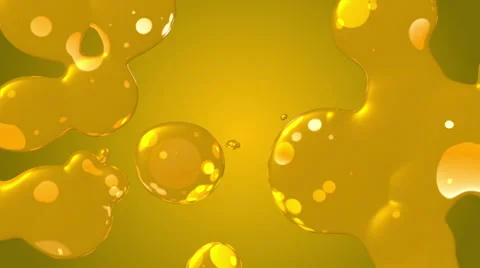 Gold abstract background, liquid, loop Stock Footage 54121566