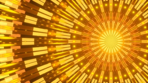 Gold abstract background, motion rectangles and flashing light, loop Stock Footage 92590410