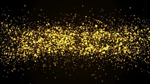 Gold abstract backgrounds with glitter, Motion graphic technology concept Stock Footage 122356226