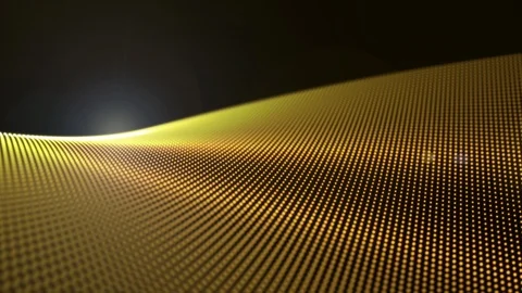 Gold abstract backgrounds with glitter, Motion graphic technology concept Stock Footage 123555980