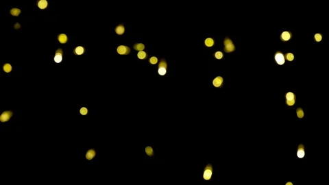 Gold abstract blurred floating bokeh background in 4K for christmas and holidays 스톡 동영상 118292921