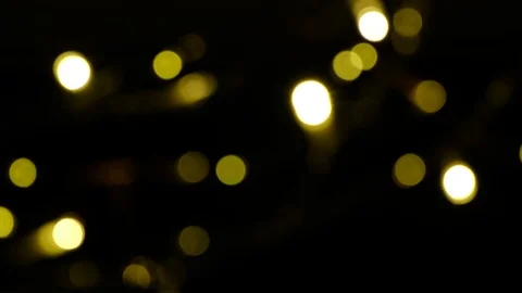 Gold abstract blurred floating bokeh background in 4K for christmas and holidays 스톡 동영상 118293350