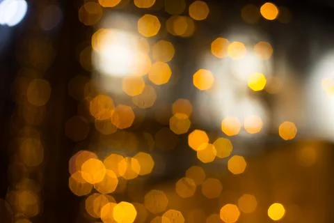 Gold abstract bokeh background Stock Photos