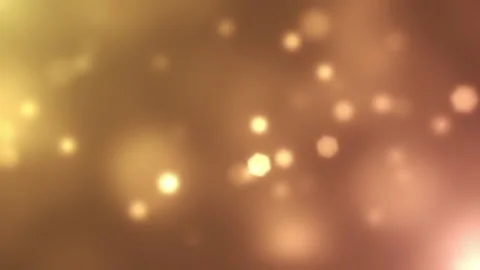 Gold Abstract Bokeh Floating in A Liquid Motion Background Stock Footage 143172478