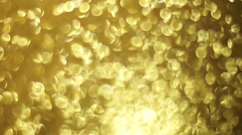 Gold abstract bokeh shiny texture Background Vídeo Stock 66747422