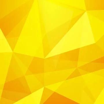Gold abstract crystal background, low poly style Stock Illustration