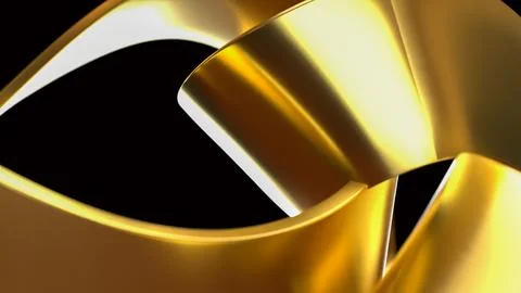The Gold Abstract image for Abstract Background  3d Rendering. Stock Illustration