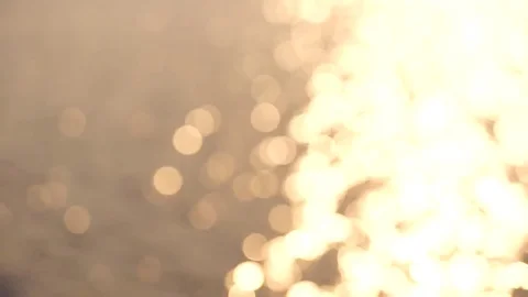 Gold Abstract Lights bokeh background Stock Footage 76927750