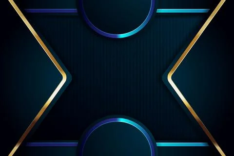 Gold Abstract vector background board for text and message design modern. v.. Illustrazione stock