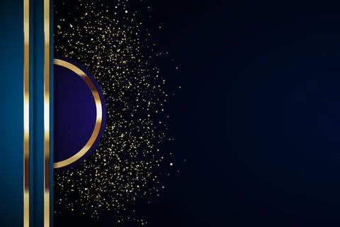 Gold Abstract vector background board for text and message design modern. v.. Stock Illustration