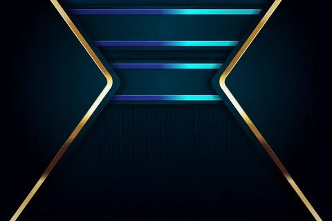 Gold Abstract vector background board for text and message design modern. v.. Stock-Illustration