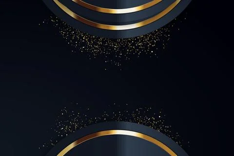 Gold Abstract vector background board for text and message design modern. v.. Stock Illustration