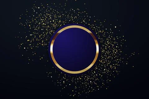 Gold Abstract vector background board for text and message design modern. v.. Stock Illustration