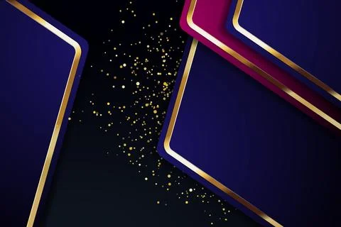 Gold Abstract vector background board for text and message design modern. v.. Stock Illustration