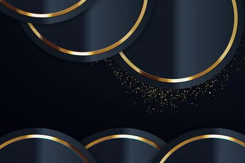 Gold Abstract vector background board for text and message design modern. v.. Stock Illustration