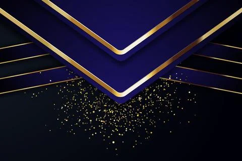 Gold Abstract vector background board for text and message design modern. v.. Stock Illustration