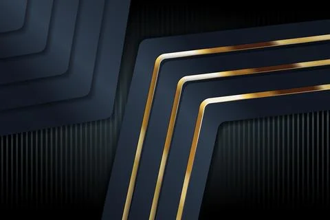 Gold Abstract vector background board for text and message design modern. v.. Stock Illustration