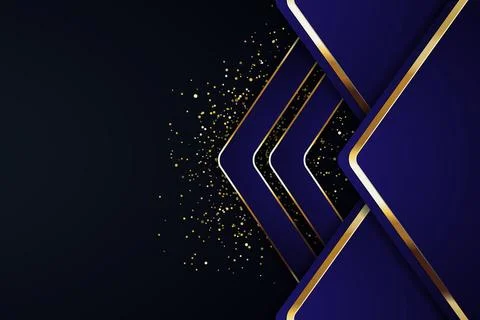 Gold Abstract vector background board for text and message design modern. v.. Stock Illustration