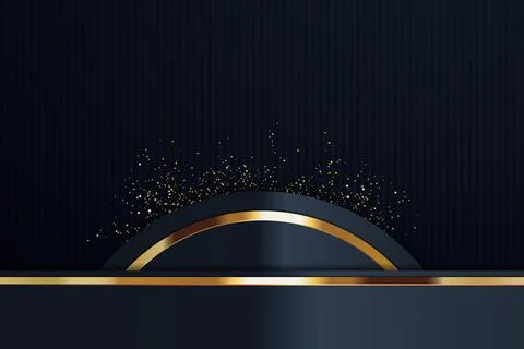 Gold Abstract vector background board for text and message design modern. v.. Stock-Illustration