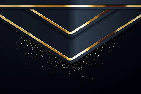 Gold Abstract vector background board for text and message design modern. v.. Stock Illustration