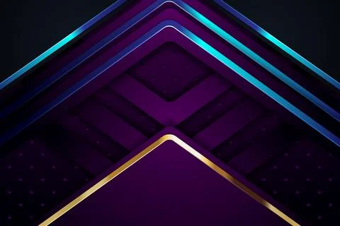 Gold Abstract vector background board for text and message design modern. v.. Stock Illustration