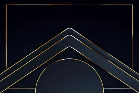 Gold Abstract vector background board for text and message design modern. v.. Stock Illustration