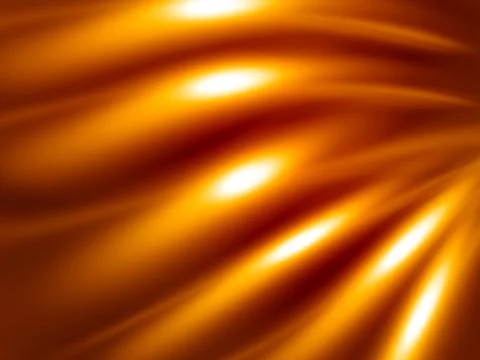 Gold abstract wavy background Illustrazione stock