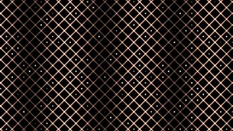 Gold and black geometric pattern on a dark background Stock Footage 338288729