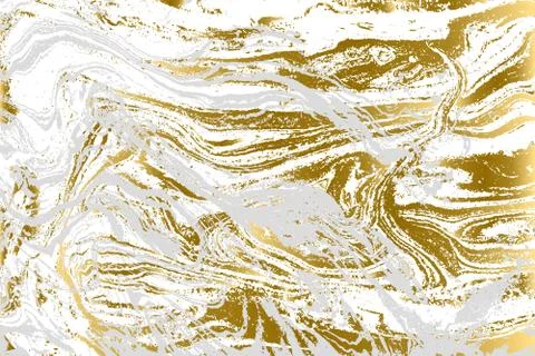 Gold and gray marbling pattern. Golden marble light texture. Vector illustration 스톡 일러스트