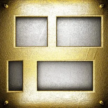 Gold and silver background Stock Illustration