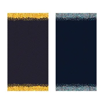 Gold and silver background. The luxurious texture for business Stock Illustration