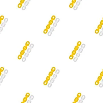 Gold and silver chain pattern seamless Stockillustratie