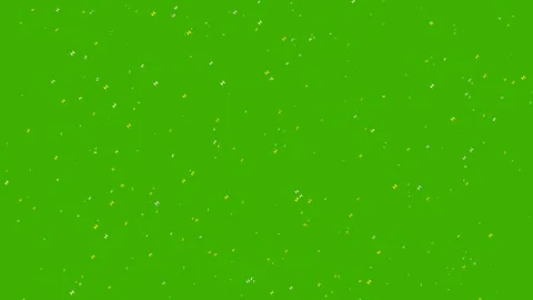 Gold and silver confetti falling on green screen celebration overlay 4K Vídeos de archivo 336484484