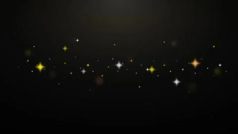 Gold and silver sparkle overlay on black background, for festive motion, gl.. Stock Footage 344860547