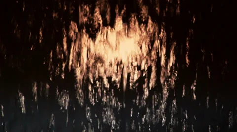 Gold and silver waterfall Stock Footage 31692088