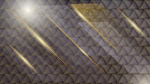 Gold And Triangle Background Stock Illustration