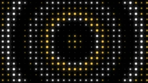 Gold and White Halftone Tech Background Seamless Loop Video stock 342263417