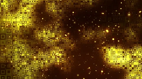 Gold Array Boxes Loopable Background Stock Footage 61683002