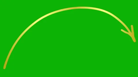 Gold arrow green Stock Footage 250010475