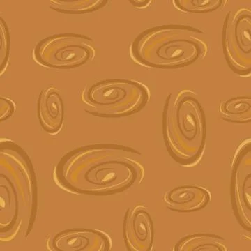 Gold autumn seamless pattern Illustrazione stock