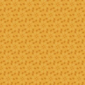 Gold autumn seamless pattern Illustrazione stock