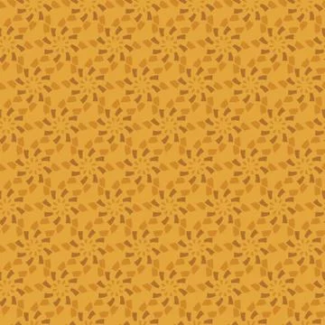 Gold autumn seamless pattern Stock Illustration