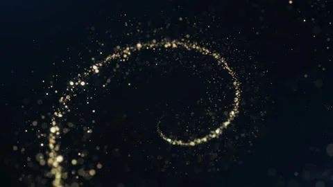 Gold Awards Particles Background Video stock 247468308