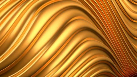 Gold background. 3d illustration, 3d rendering. Stock Illustration