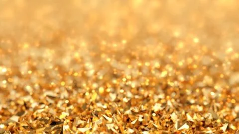 Gold background. 3d image, 3d rendering. Stock Illustration